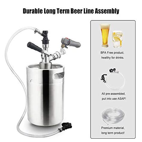 Ferroday Ft Ball Lock Beer Line Assembly Liquid Line Picnic Tap Ball