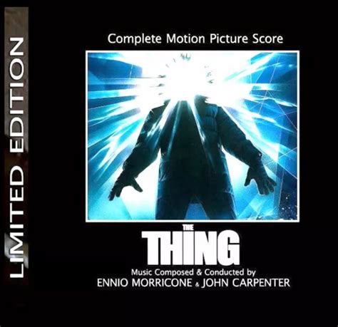 The Thing X Cd Complete Limited Edition John Carpenter Ennio