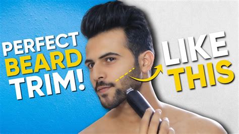 How To Trim Your Beard With Trimmer Mens Grooming Guide Hindi