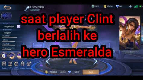 BELAJAR HERO ESMERALDA MOBILE LEGEN BANG BANG YouTube