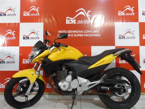 Honda Cb R Amarela Km Motos Sua Loja De Motos Semi Novas