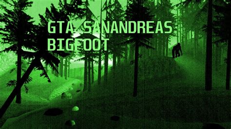 Gta San Andreas Bigfoot Mystery Youtube