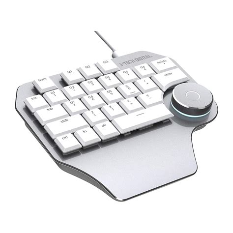 Designer Mechanical Keyboard Keypad Backlitsmart Knobwhite J