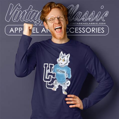 UCONN Huskies Logo Mascot Shirt - High-Quality Printed Brand