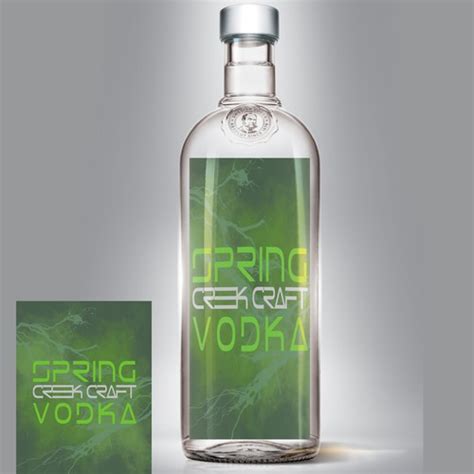 Designs New Craft Vodka Product Label Contest