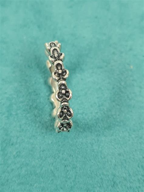 Pandora Ring Size 50 Wandas Garden Flower Sterling S Gem