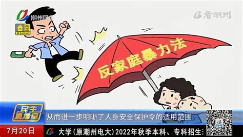 【潮州电视台】最高法发布人身安全保护令司法解释，8月1日起实施新规定澎湃号·政务澎湃新闻 The Paper