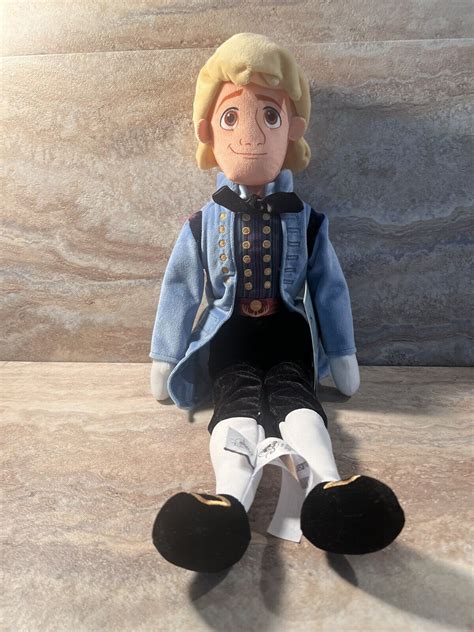 Disney Store Frozen Kristoff Plush Stuffed Animal Toy Doll Holiday Blue