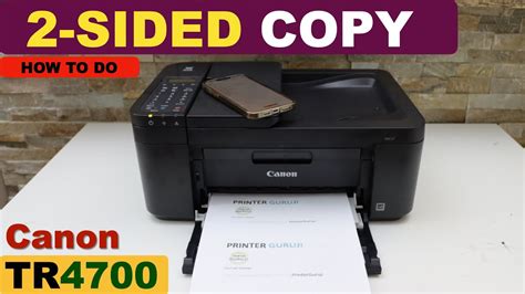 Canon Pixma Tr I I Sided Copy Youtube