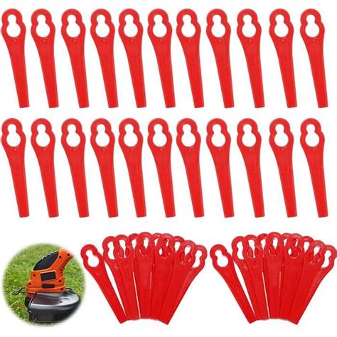 60pcs Coupe Bordure En Plastique Lames De Coupe En Plastique Lames De