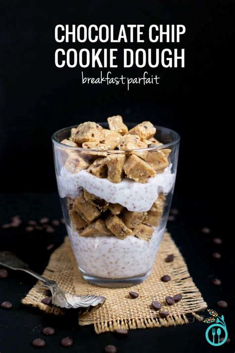 Vegan Chocolate Chip Cookie Dough Parfait - Simply Quinoa