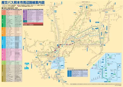 熊本 バス路線図 – 熊本 産交バス 路線図 – FSNJO