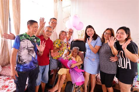 Mayor Lani Cayetano And Councilor Raul Aquino Extend Centenarian