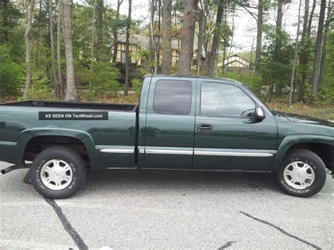 2001 Gmc Sierra 1500 Sle Extended Cab Pickup 4 Door 4 8l