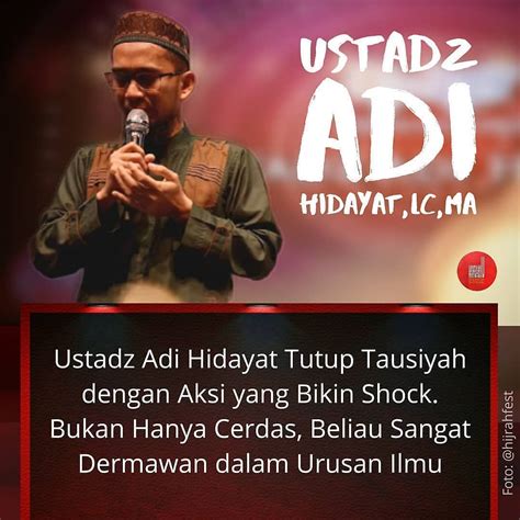 Biografi Ustadz Adi Hidayat Lc Ma – Sketsa