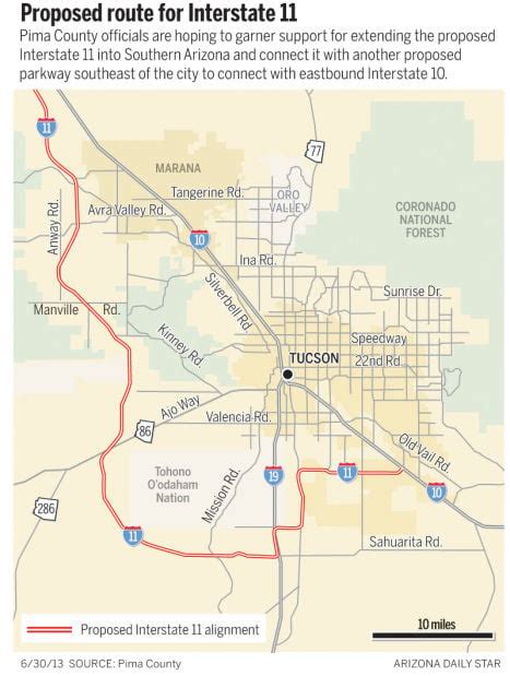 Tucson may see another interstate | News About Tucson and Southern ...