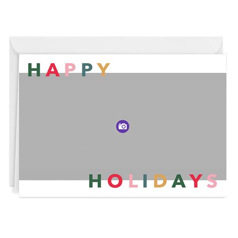 Personalized Happy Holidays Photo Card - Greeting Cards | Hallmark