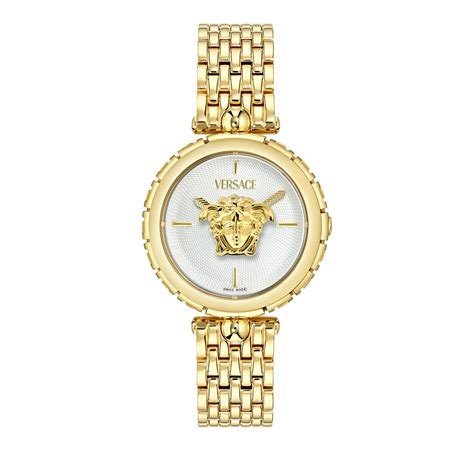 Versace Medusa Heritage IP Yellow Gold Quartz Horloge