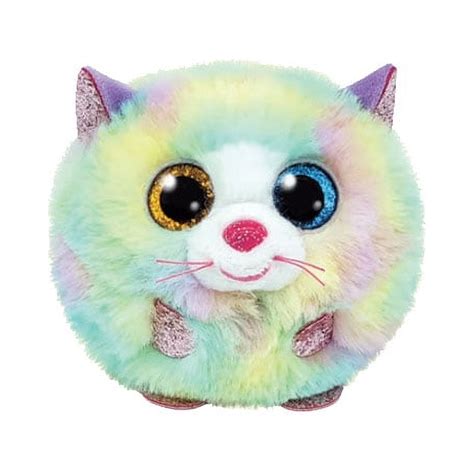 TY Puffies Beanie Balls Plush HEATHER The Cat 3 Plush Walmart