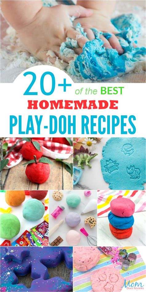 20 of the best homemade play doh recipes the kids will love – Artofit