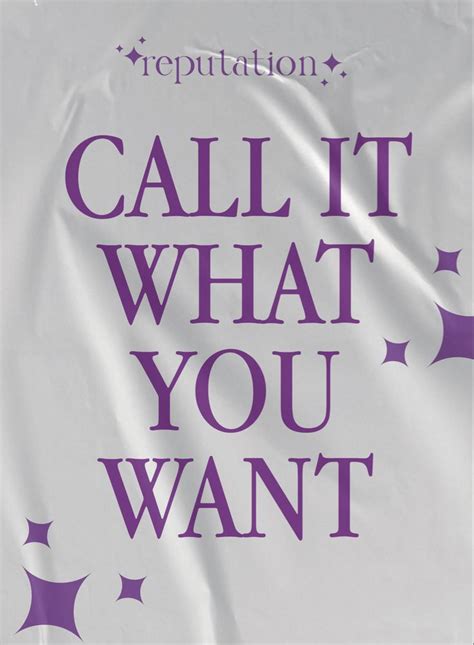 Call It What You Want - Taylor Swift Poster