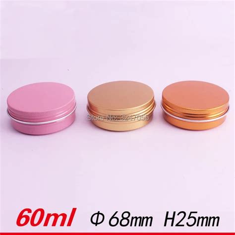 Oz Pcs Pcs Pink Empty Cosmetic Containers Packing Tins Ml G