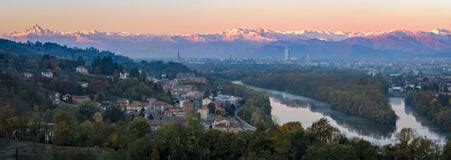 Lago Di Como Lake Como High Definition Panorama Stock Photo