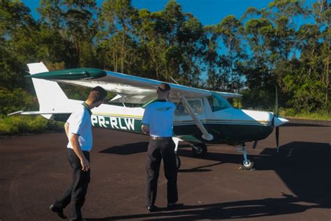 Curso Te Rico De Piloto De Avi O Monomotor Realizar Escola De Avia O