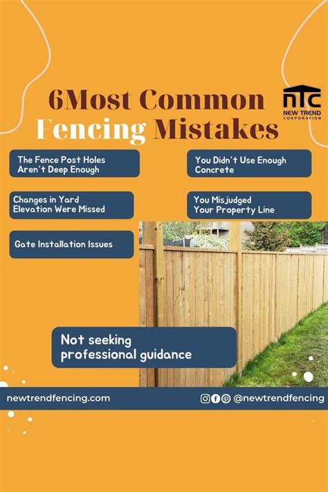 6 Mistakes To Avoid When Building A Fence Mistake 1 The Fence Post