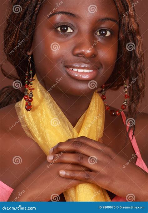 Belle Fille Africaine Photo Stock Image Du Femme Beau