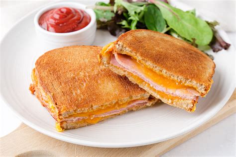 Air Fryer Grilled Ham and Cheese Sandwich - Simply Air Fryer