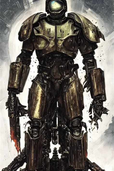 Portrait Of Tom Cruise As Inquisitor In Power Armor Stable Diffusion