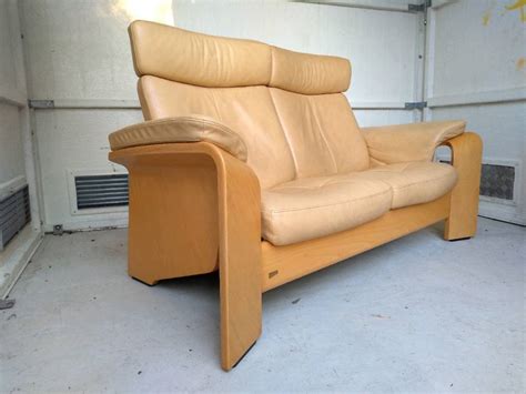 Ekornes Stressless Seater Leather Reclining Sofa In Worthing West