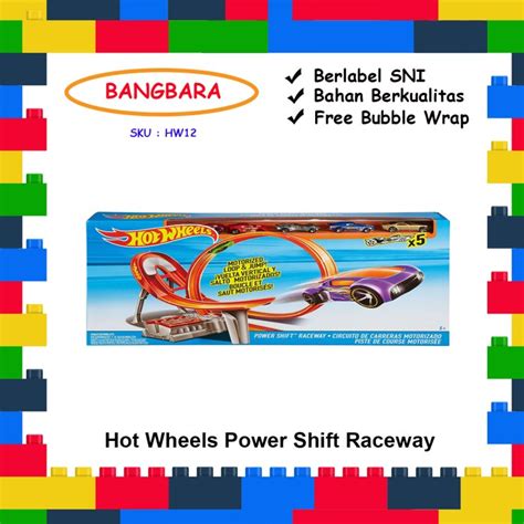 Hot Wheels Power Shift Raceway Track Original Mattel Shopee Singapore