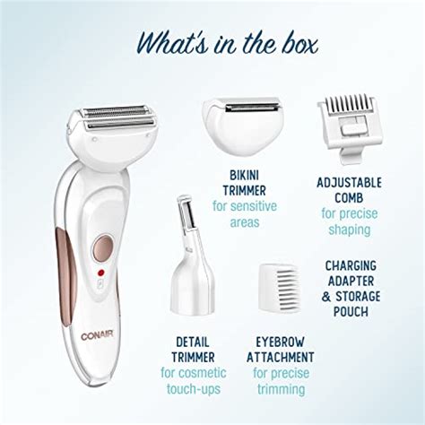 Conair All In 1 Body And Facial Hair Removal For Women Cordless