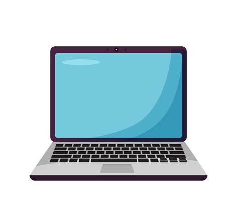 Simple Computer Laptop Isolated 21958059 Png