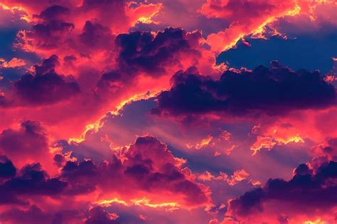 Premium Photo | Beautiful sunset sky with pastel pink and purple colors sunset whit clouds