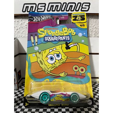 Hot Wheels SPONGEBOB SQUAREPANTS Second Wind Bob Esponja Shopee Brasil