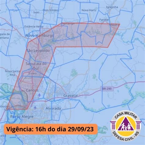 Alerta Para Inunda O No Rio Dos Sinos Rio Em Eleva O A Partir De