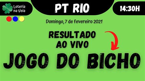 Resultado Ao Vivo Do Jogo Do Bicho Pt Do Rio Das Horas