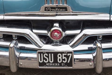 1951 Pontiac Chieftain Interior Editorial Stock Image - Image of white ...