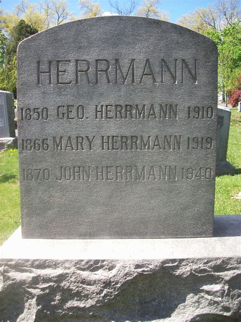 George Herrmann 1850 1910 Memorial Find A Grave