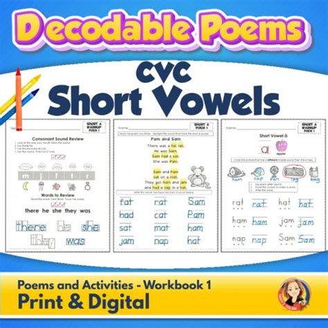 Decodable Cvc Poems And Worksheets Made By Teachers