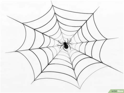 3 manières de dessiner une toile d araignée wikiHow Spider web