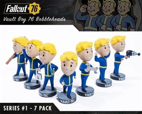 Fallout 76 Vault Boy Bobbleheads From Gaming Heads | Figures.com