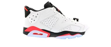 Jordan 6 Retro Low Infrared White Men's - 304401-123 - US