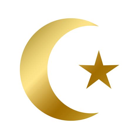 Islamic faith symbol isolated islam religious sign 2789144 Vector Art ...