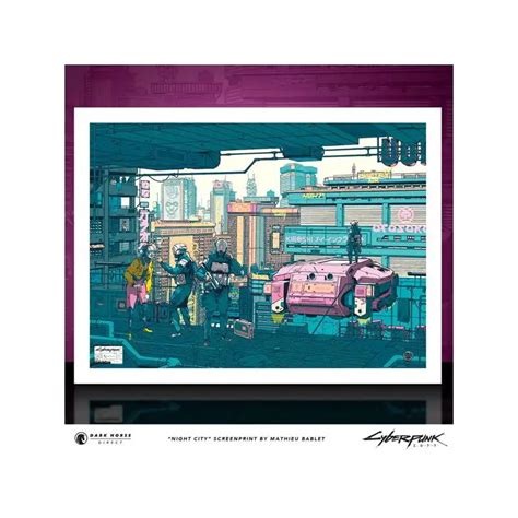 Cyberpunk 2077: Night City Fine Art Print (Dark Horse Direct)