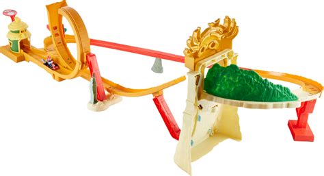 Best Buy Hot Wheels Super Mario Jungle Kingdom Raceway HMK49