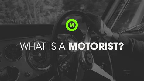 What Is A Motorist Youtube